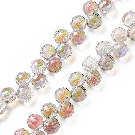 Transparent Glass Beads Strands GLAA-G096-01B-1