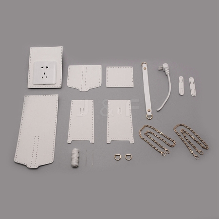 DIY PU Imitation Leather Bag Making Kits DIY-WH0308-80-1