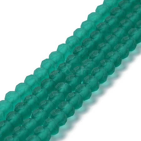 Transparent Glass Beads Strands LS-EGLA-A034-T8mm-MD18-1