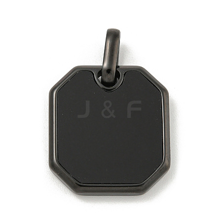 304 Stainless Steel Pendants STAS-F307-08EB-1