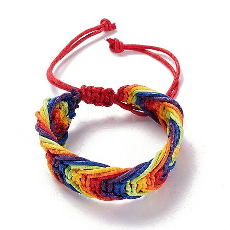 Rainbow Pride Bracelet LS-BJEW-F424-01-1