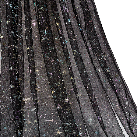 Star Pattern Nylon Fabric DIY-PH0038-37B-1