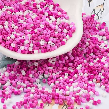 Baking Paint Glass Seed Beads SEED-S042-05B-47-1