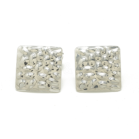 Non-Tarnish 304 Stainless Steel Stud Earring Findings LS-X-STAS-Q225-01A-1