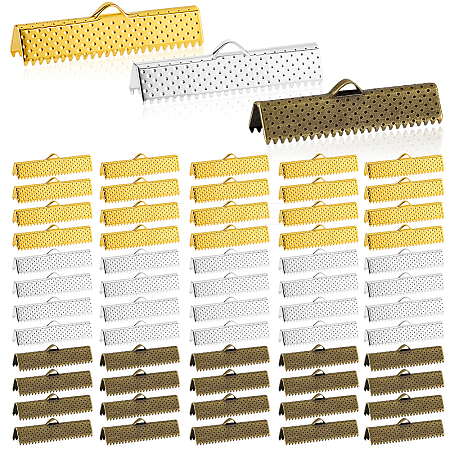 300Pcs 3 Colors Iron Ribbon Ends FIND-GA0008-14-1