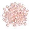 Electroplate Column Glass Beads EGLA-A043-02-AB17-1