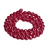 Lab Grown Red Corundum Beads Strands GG-CBAC488-05-4