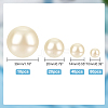 ABS Plastic Imitation Pearl Beads KY-WH0001-028-3