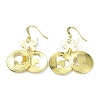 Rack Plating Brass Dnagle Earrings KK-C029-06G-1