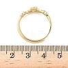 Brass Adjustable Finger Rings for Women RJEW-C132-01A-G-3