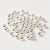 925 Sterling Silver Beads STER-S002-15-3mm-1