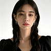 Alloy Bowknot Stud Earrings for Women WG9B155-01-5