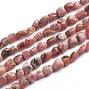 Natural Rhodonite Beads Strands X-G-D0002-B23-1