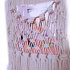 Bohemian Macrame Woven Cotton Magazine Holder PW-WG34399-01-2