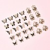 28Pcs 7 Styles Alloy Enamel Pendants FIND-FS0003-21-7