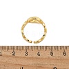 Brass Open Cuff Rings for Women RJEW-K289-01G-V-5