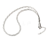 Unisex 304 Stainless Steel Necklaces NJEW-K305-12C-P-4