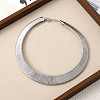 Alloy Wide Choker Necklaces for Women LS-NJEW-C090-01P-1