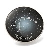 Twelve Constellation Creative Alloy Badges Constellation Brooches JEWB-S033-01P-K-1