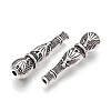 Tibetan Style Alloy Beads TIBE-N012-07AS-2