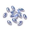 Opaque Glass Cabochons GGLA-S038-03B-5x10-1