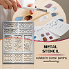 Custom Stainless Steel Metal Stencils DIY-WH0289-057-4