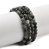 Synthetic Emerald Beads Strands G-A262-A03-4mm-1-2