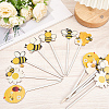 14Pcs Wooden Cake Toppers Decorations DIY-CN0005-56A-4