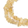 Natural Citrine Chip Beads Strands G-D093-A03-4