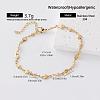 Vintage 304 Stainless Steel Link Chain Bracelets for Women SR6188-5-1