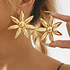 Alloy Stud Earrings LS-EJEW-D300-02G-01-1