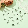90Pcs 6 Styles 201 & 304 Stainless Steel Snap on Bails STAS-YW0003-28-4