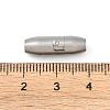 Non-Tarnish 304 Stainless Steel Locking Tube Magnetic Clasps X-STAS-F194-20P-3