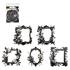 10Pcs Gothic Styles Border PET Self-Adhesive Stickers PW-WGA3DA7-01-1