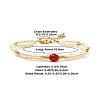 Healing Reiki Round Natural Carnelian Beaded Bracelets for Girl Women X1-BJEW-TA00013-4