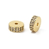 Rack Plating Brass Micro Pave Cubic Zirconia Beads KK-F879-14G-02-1