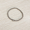 304 Stainless Steel Beads Stretch Bracelets for Women FS-WGC4F34-01-1