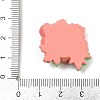 Opaque Resin Flowers Cabochons LS-RESI-R463-02D-3