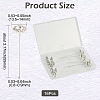 16Pcs Alloy Crystal Rhinestone Head Pins FIND-SP0004-63S-2