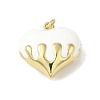 Rack Plating Brass Enamel Pendants KK-S366-05G-2