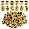 72Pcs 12 Styles Tibetan Style Zinc Alloy European Beads FIND-SC0022-49AG-1