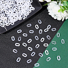 SUPERFINDINGS 1000Pcs Acrylic Linking Rings OACR-FH0001-033-5