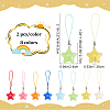 Star Acrylic Mobile Straps HJEW-AB00160-2