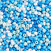 Opaque Glass Round Seed Beads GLAA-TAC0025-07B-05-3