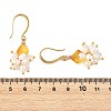 Natural Freshwater Pearl & Natural Amber Dangle Earrings EJEW-JE07368-5