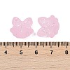 Frosted Transparent Acrylic Beads X1-OACR-P029-18B-01-4
