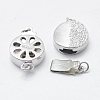 925 Sterling Silver Box Clasps STER-F037-001P-4