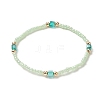 Glass Seed Bead Beaded Bracelets for Women BJEW-JB09287-2