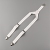 Adjustable Polyester Y-Shaped Heavy Duty Suspenders AJEW-WH0307-23K-2