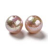 UV Plating Opaque Acrylic Beads OACR-L013-002F-2